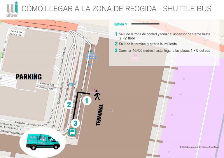 como-llegar-aeropuerto-wiber-shuttle-autobus-mapa